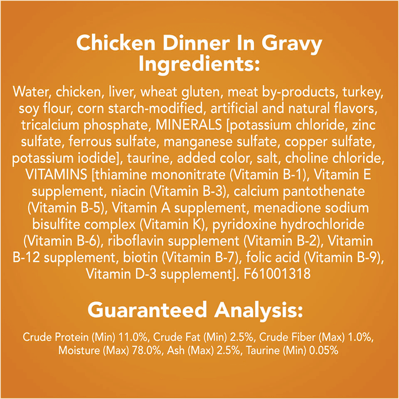 Friskies Meaty Bits Chicken Dinner in Gravy Wet Cat Food 5.5oz - Donations - Image 2