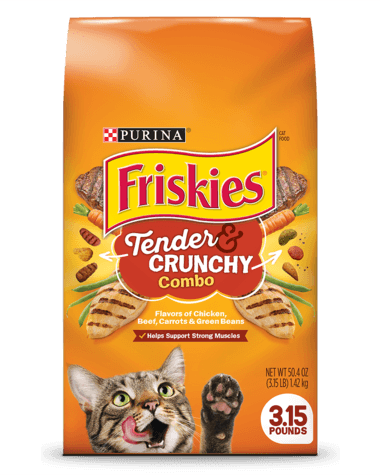 Friskies Tender & Crunchy Combo Dry Cat Food - Donations