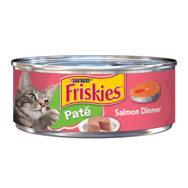 Friskies Paté Salmon Dinner Wet Cat Food 5.5oz - Donations