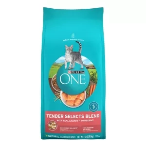 Purina ONE® Tender Selects Blend With Real Salmon Dry Cat Food 7lb