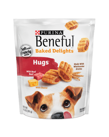 Beneful Baked Delights Hugs Dog Treats 9oz - Donations