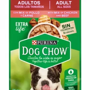 Purina Dog Chow Pouch with Chicken & Beef
