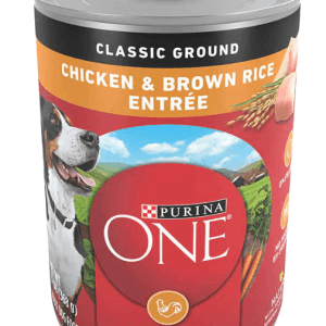 Purina ONE Chicken & Brown Rice Entrée Classic Ground Wet Dog Food13oz