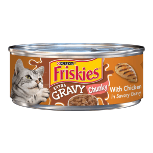 Friskies Extra Gravy Chunky With Chicken In Savory Gravy Wet Cat Food 5.5oz