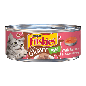 Friskies Extra Gravy Paté With Salmon In Savory Gravy Wet Cat Food 5.5oz