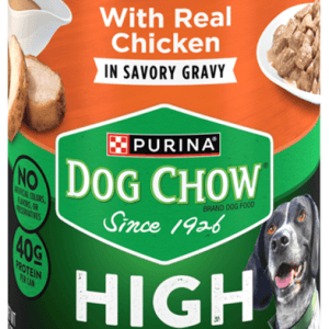 Purina Dog Chow High Protein Wet Dog Food with Real Chicken in Gravy 13oz