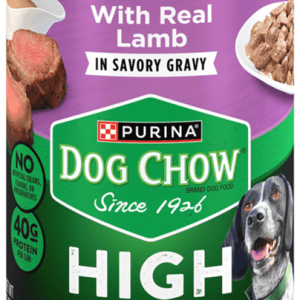 Purina Dog Chow High Protein Wet Dog Food with Real Lamb in Gravy 13oz